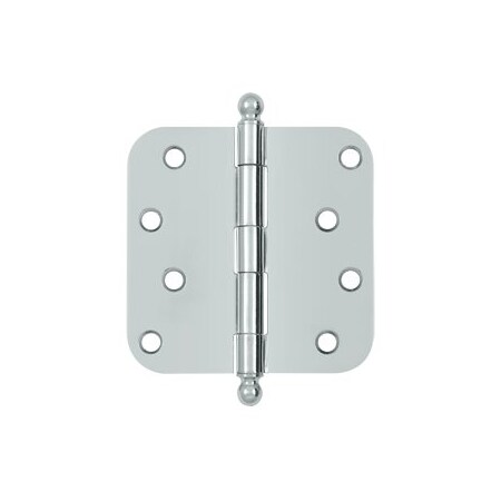 Deltana S44R526-BT Ball Tip 5/8 Radius Hinge Polished Chrome, 10PK S44R526-BT-XCP10